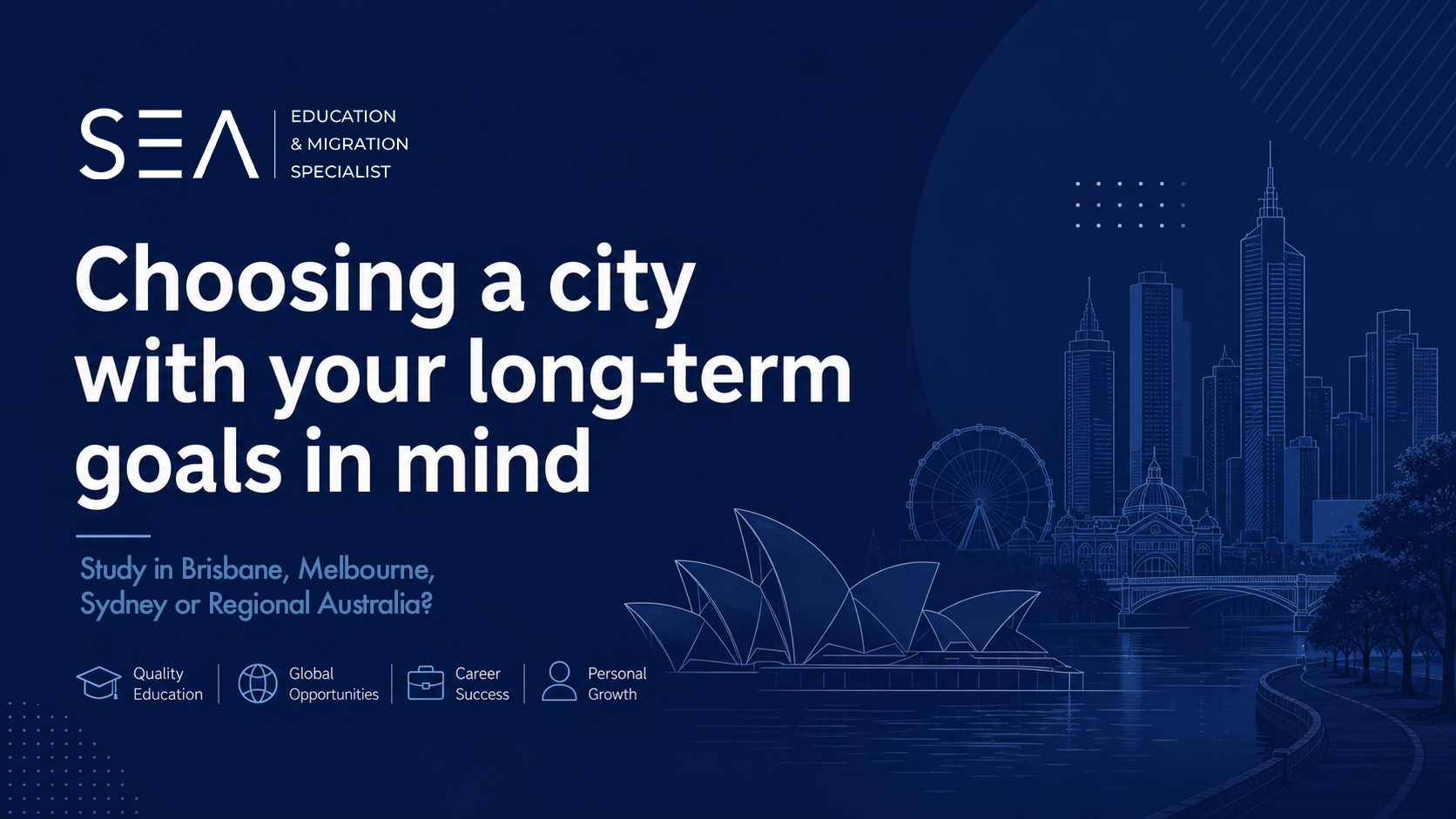 Study in Brisbane, Melbourne, Sydney or Regional Australia?