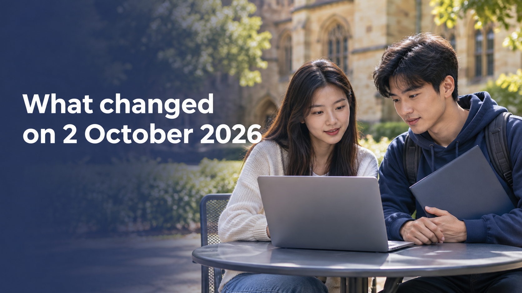 Australia changed student visa rules significantly on 2nd October 2026
